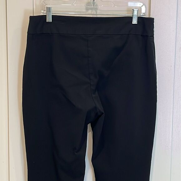JM Collection Pull-on stye Studded-Rivet Black Pants - Picture 4 of 8